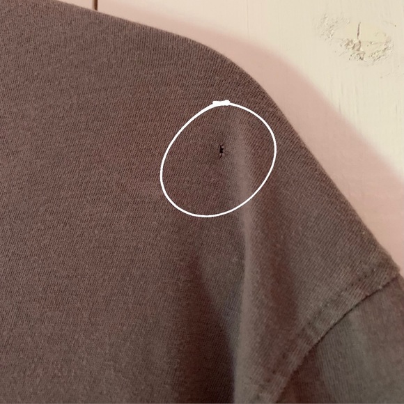 Distressed Men's Work Shirt Gray 100% Cotton Short Sleeve T-Shirt - Picture 6 of 9